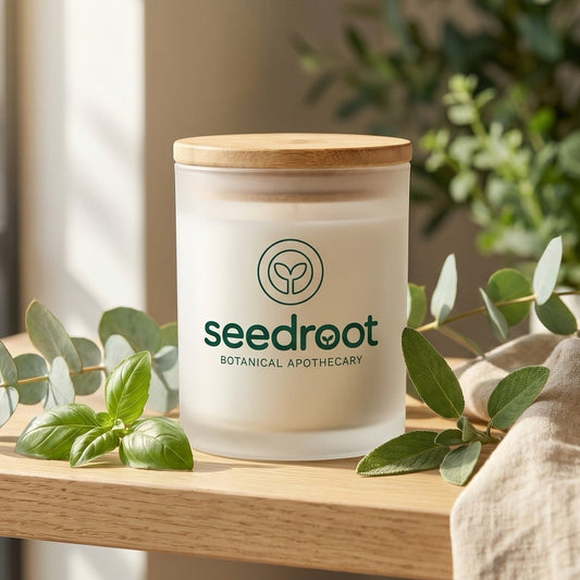 Seedroot Bamboo Lid Glass Jar — lifestyle