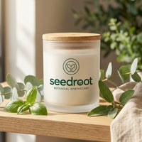 Seedroot Bamboo Lid Glass Jar — lifestyle