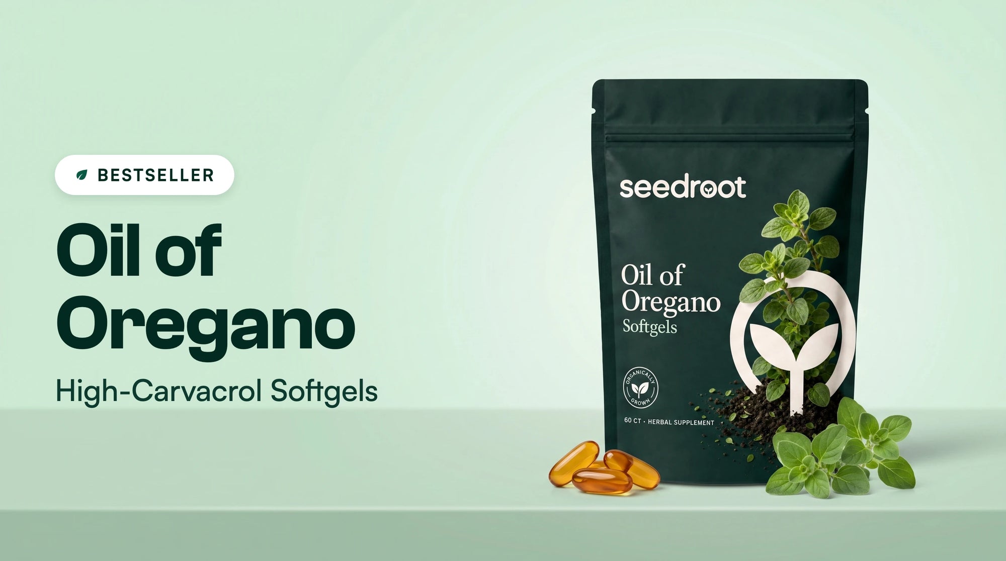 Seedroot Oil of Oregano Softgels — bestseller