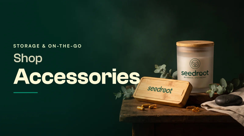 Shop Seedroot Accessories — bamboo jar and supplement case